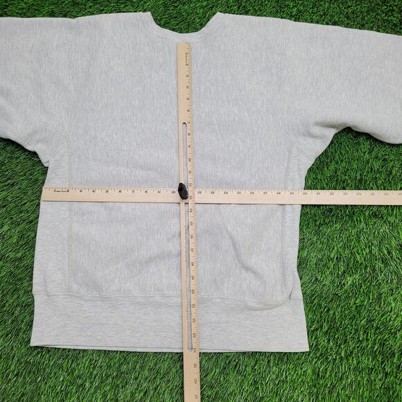 Vintage Champion Reverse-Weave Sweatshirt M/L 20x24 Crop USA - Picture 4 of 12